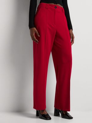 Wide Leg Pintuck Pants