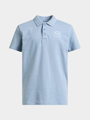 Younger Boy's Blue Golfer