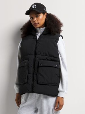 Y&G Oversized Hooded Utility Gilet