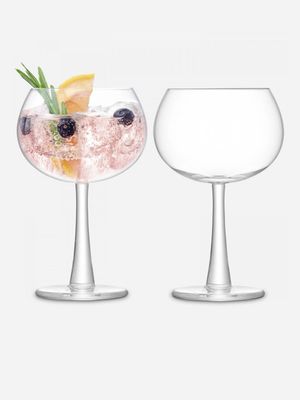 lsa gin balloon glass set/2