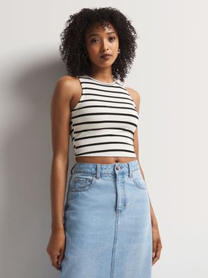 Y&G Layering Rib Crop Vest