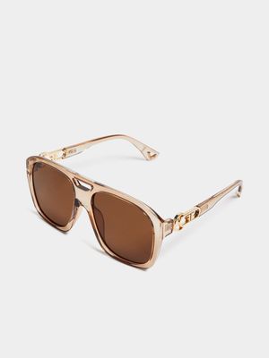 FF Logo Aviator Sunglasses