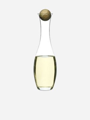 sagaform carafe with oak stopper 1l