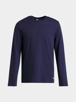 Older Boy's Navy Basic T-Shirt