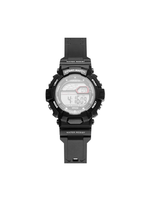 Volkano Men's Tryout Series Black Digital Sports Watch