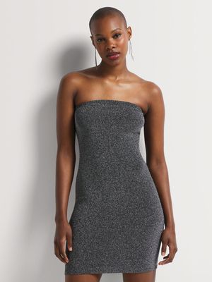 Y&G Lurex Boobtube Mini Dress