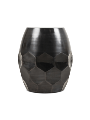 Facet Side Table Black