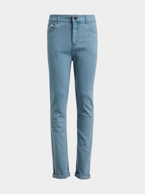 Jet Younger Boys Light Blue Skinny Jeans