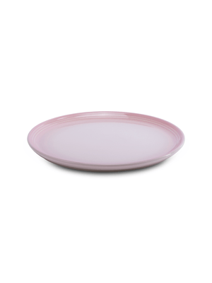 le creuset coupe salad plate shell pink 22cm