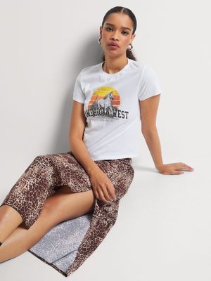 Y&G Western Print Regular Fit T-Shirt