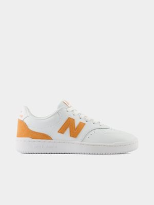 Womens New Balance 80 Optic White Sneakers