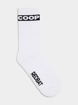 Redbat x Pabi Cooper Football Club White Sock