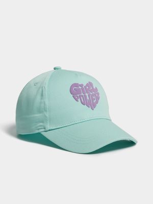 Jet Younger Girls Aqua Girl Power Cap