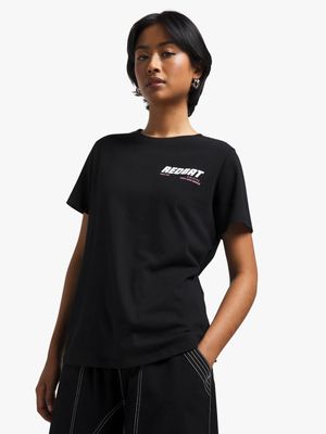 Redbat Athletics Women's Black T-Shirt