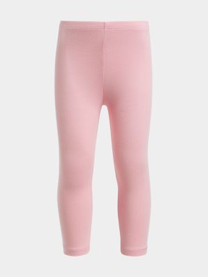 Older Girl's Pink Leggings