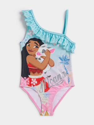 Jet Younger Girls Aqua Moana 1 Piece Swim Suit