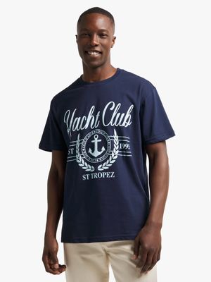 Jet Men's Navy Yacht Club T-Shirt