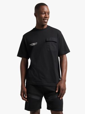 Mens TS Utility Black Tee