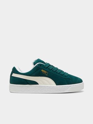 Puma Men's Suede XL Green/White Sneaker