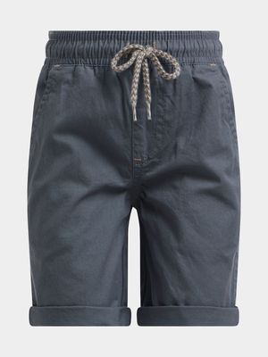 Jet Younger Boys Petrol Woven Shorts