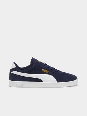 Mens Puma Club II Navy/White Sneakers