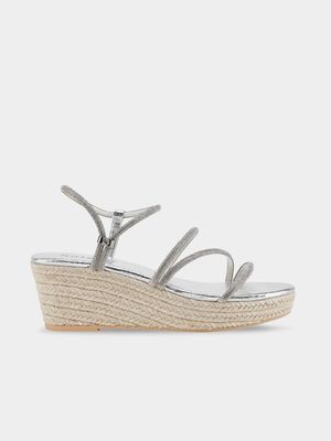 Women's Holster Silver Viva Espadrille Sandals