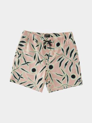 Boy's Billabong Orange Hazey Daze Boardshorts