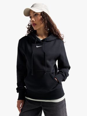 Nike Women s NSW Phoenix Fleece Black Pullover Hoodie Bash