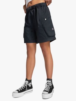 Converse Women's Utility Black Shorts