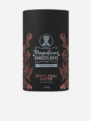 magnificent barista boys spicy chai latte 500g