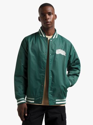 Vans Men's Dunton Baseball Green Jacket