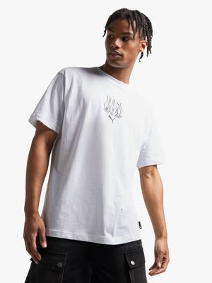 Puma Men's Graphic White T-shirt