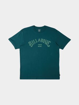 Younger Boy's Billabong Green  Arch Wave T-Shirt