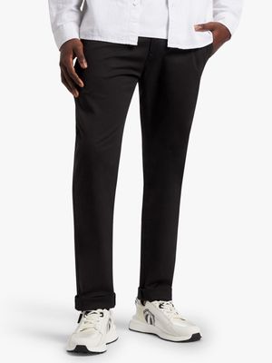 Men's Fabiani Black Casual Chino's