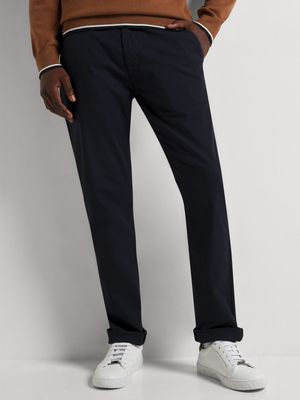 Fabiani Men's Casual Navy Chino