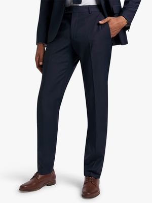 Fabiani Men's Wool Suit Navy Trousers