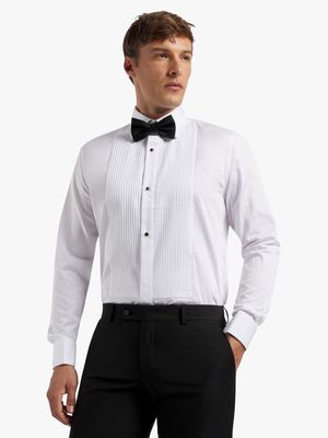 Fabiani Men's White Tuxedo Shirt