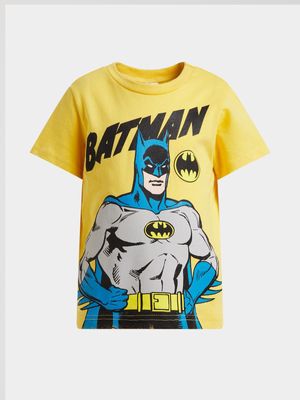 Jet Younger Boys Yellow Batman T-Shirt