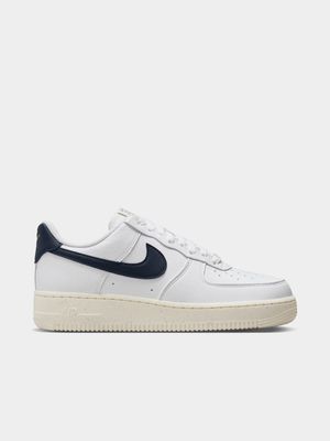 Nike Women's Air Force 1 White/Navy Sneaker