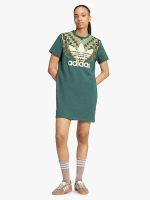 adidas Originals x Farm Rio Women's Green Dress