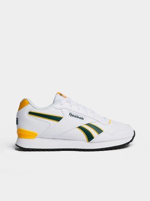 Men's Reebok Glide Ripple Clip White/Green/Yellow Sneaker