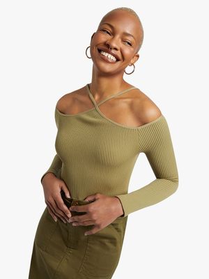 Women's Fatigue Seamless Strappy Bardot Top