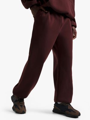 Men's Chocolate Brown Baggy Joggers