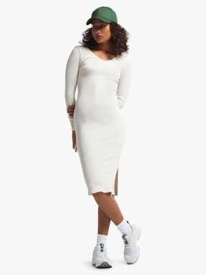 Women's Sand Seamless Scoop Neck Dress