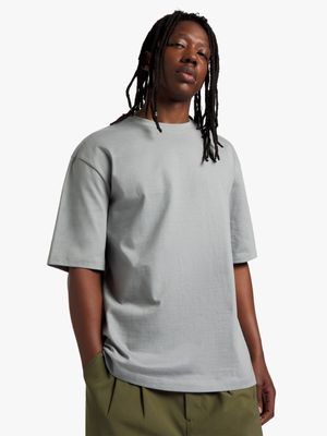 Men's Light Grey Essential Boxy Top