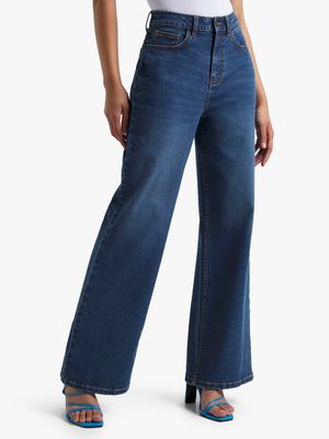 Women's Medium Wash Dad Jeans