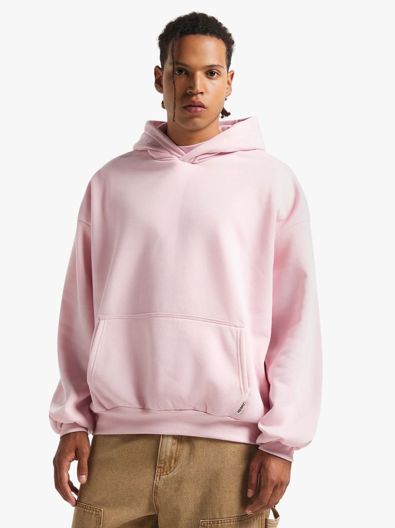 Baggy pink hoodie sale