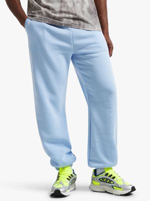 Men's Blue Baggy Joggers