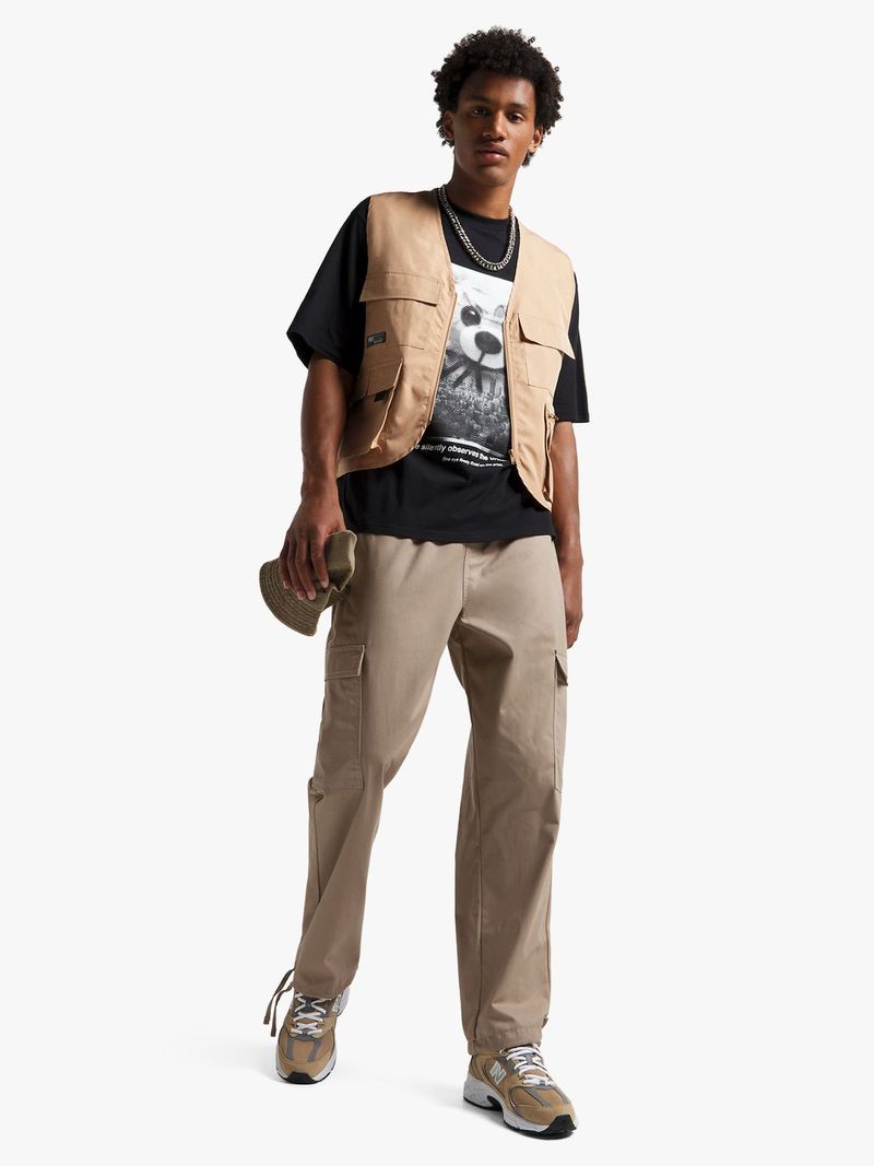 Space Available | Recycling Utility Vest Black | Outerwear