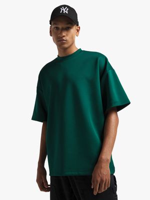 Men's Teal Oversized Scuba Top